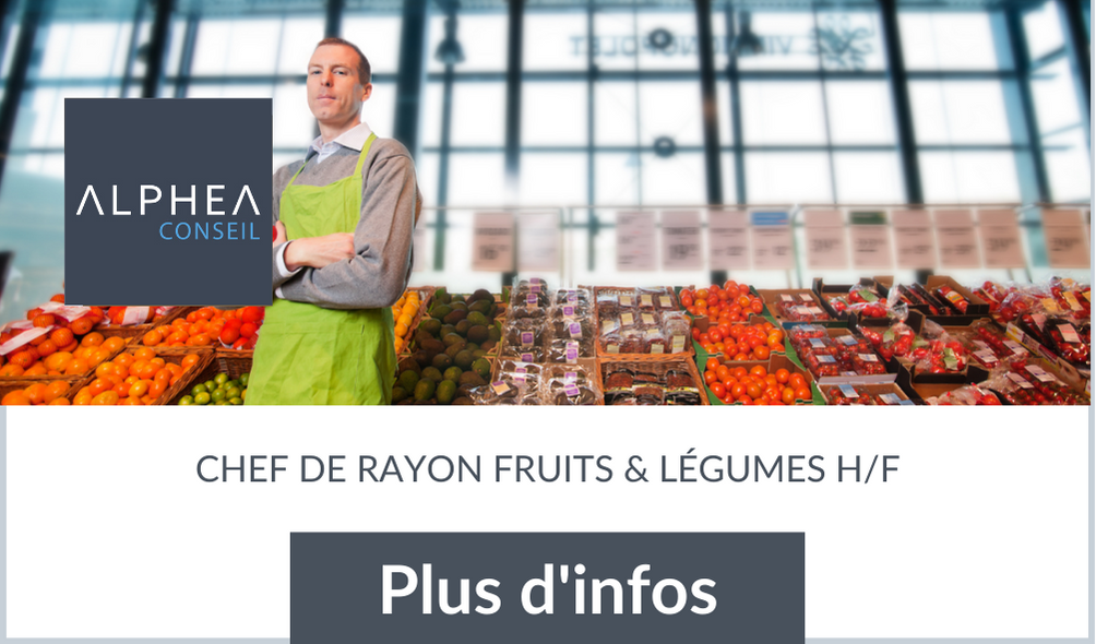Chef de rayon fruits et légumes
