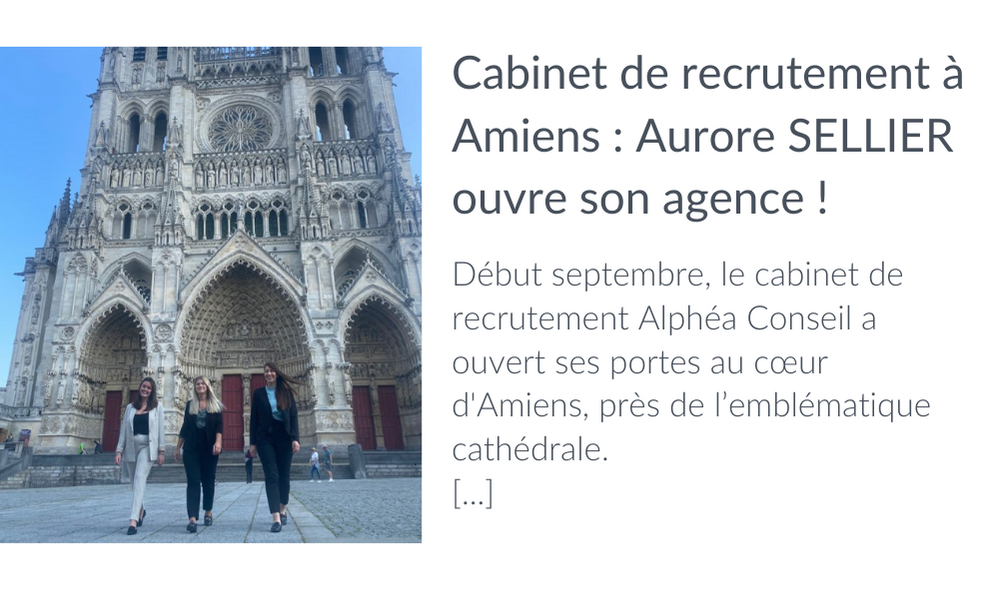 Cabinet de recrutement Amiens