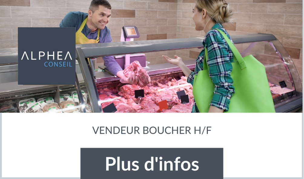 Vendeur boucher